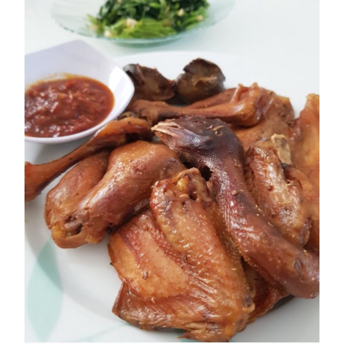 

(BEST SELLER) AYAM KALASAN SIAP GORENG + SAMBAL BAJAK / MIRIP AYAM SRI PANDAAN / AYAM MURNI