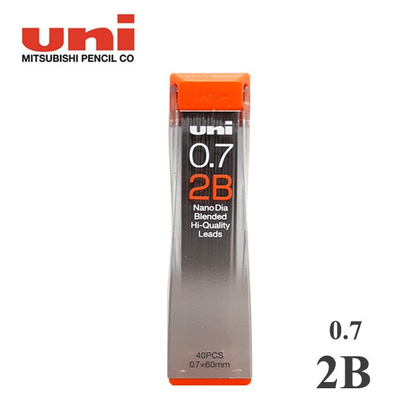 

Promo Uni Nano Dia Pencil Lead 0.7 mm 2B / Isi Pensil Mekanik 2B - 0.7 mm Orisinil