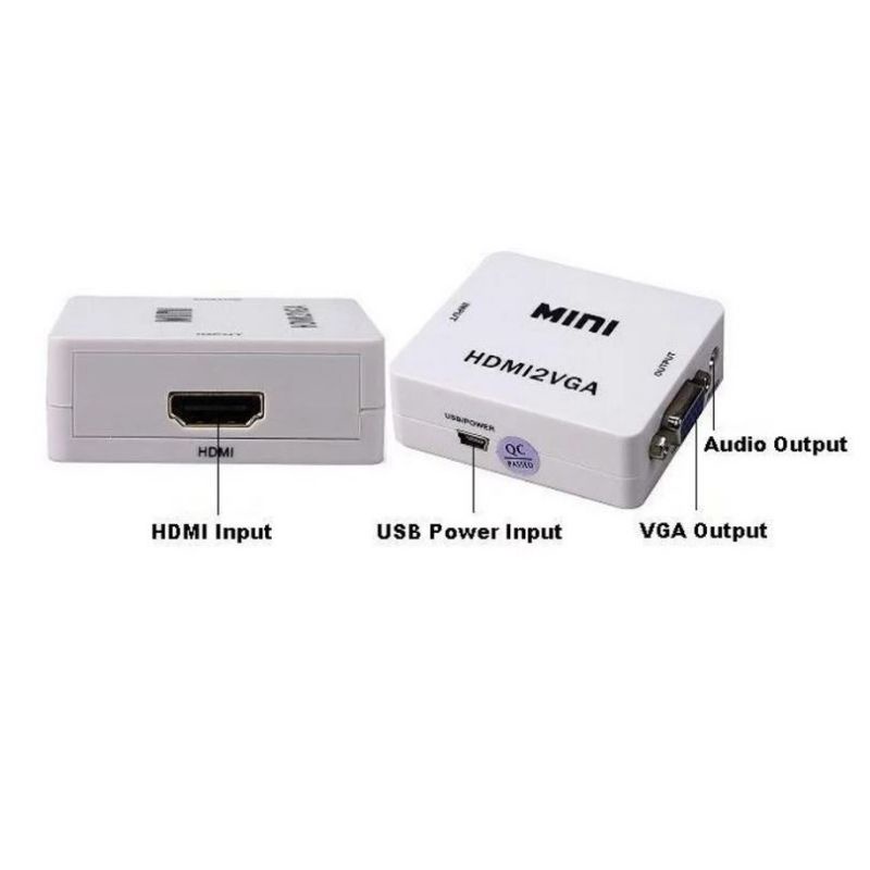 Converter HDMI2VGA / HDMI To VGA Full HD 1080P Mini Box