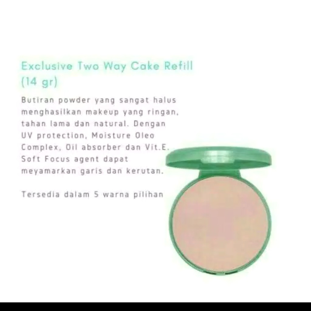 ❣️Rakkistore99❣️Wardah Refill Exclusive Two Way Cake (100% Original)