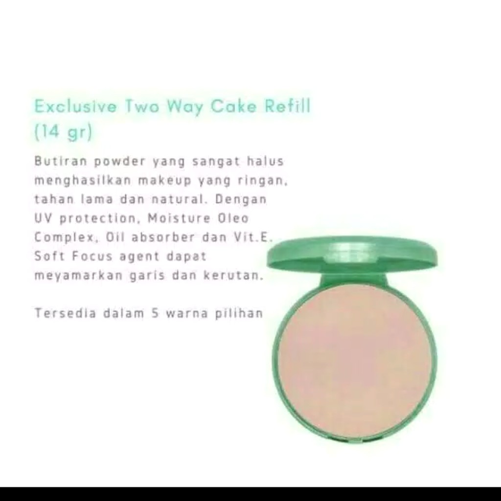 ❣️Rakkistore99❣️Wardah Refill Exclusive Two Way Cake (100% Original)