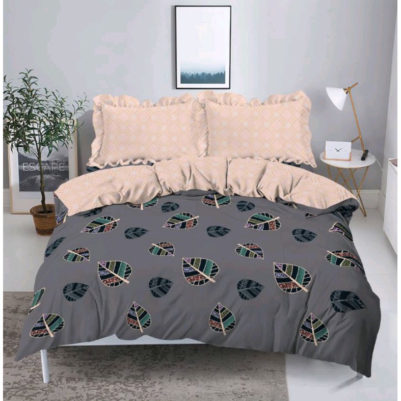 Kintakun - Bed Cover Set Dluxe Minimalis 180x200 cm