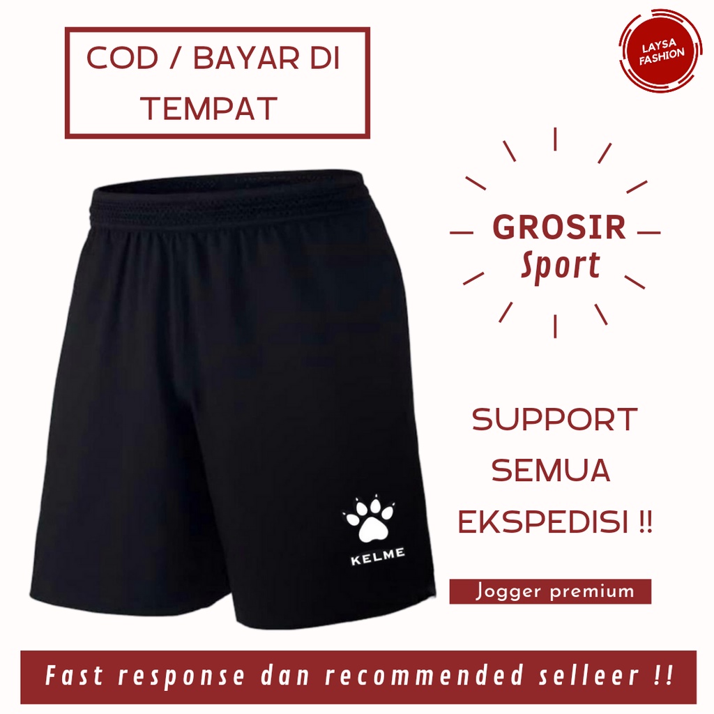 COD SATUAN DAN GROSIR Celana Pendek Korea Celana Pendek Hitam Pria Boxer Celana Boxer Celana Pendek Wanita Boxer Pria Celana Pendek Olahraga Polos Hitam Bahan Drifit Dryfit Logo Kelme Celana Olahraga Running Gym Futsal Badminton Volly Gamers Gowes Jogging