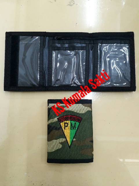 Dompet Saku PM Hitam - Loreng