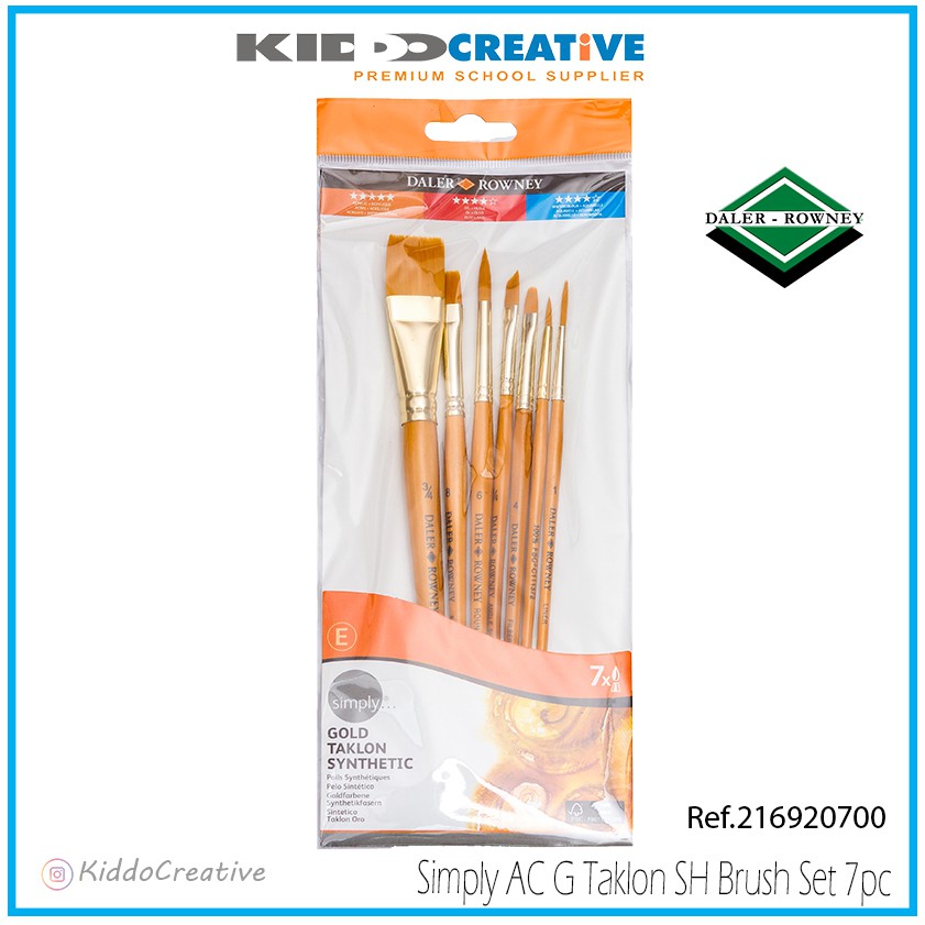 

Simply AC G Taklon SH Brush Set 7pc