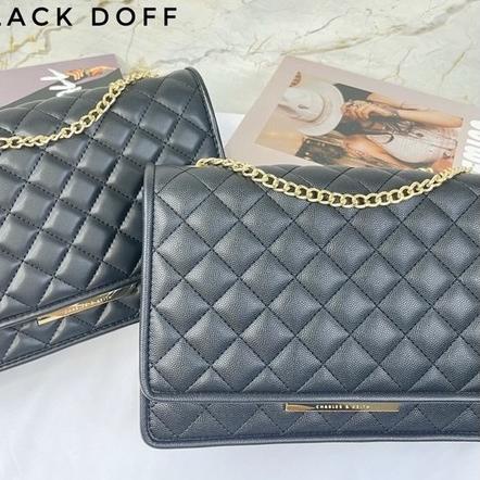 NEW PRODUCT  2.2 Tas Wanita CK Quilted Chain Strap Shoulder - 748# [KODE 550]