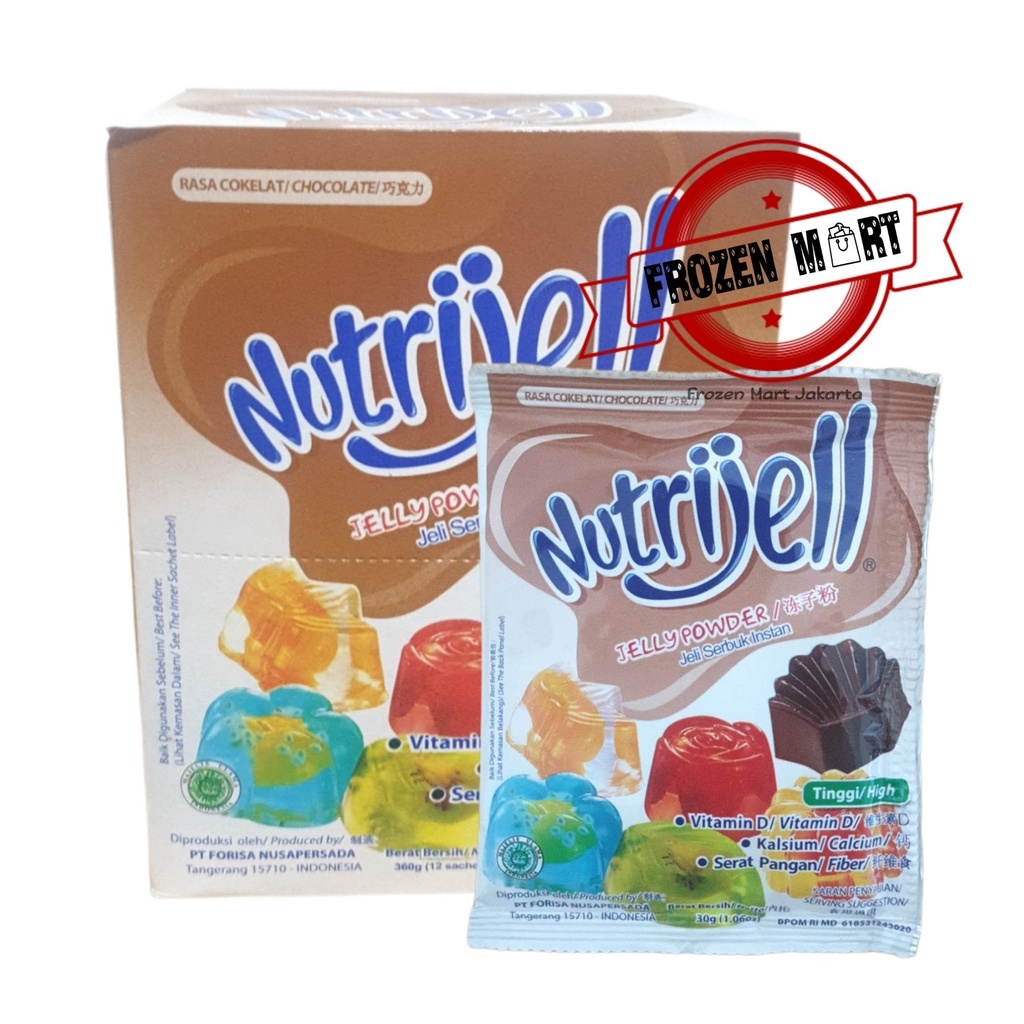 

NUTRIJELL Coklat / Agar Agar Instant / Konnyaku Jelly Powder 30 Gr