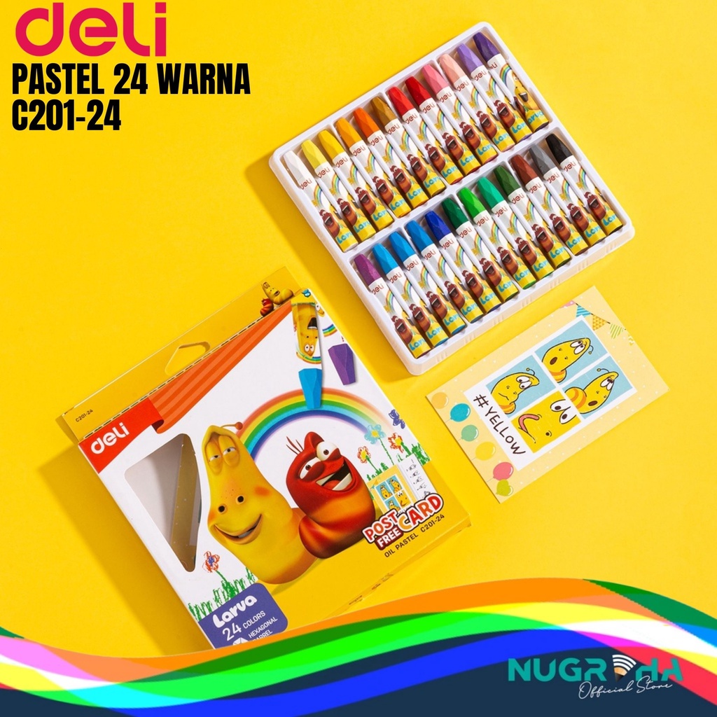 

CRAYON / OIL PASTEL 24 WARNA DELI C201-24