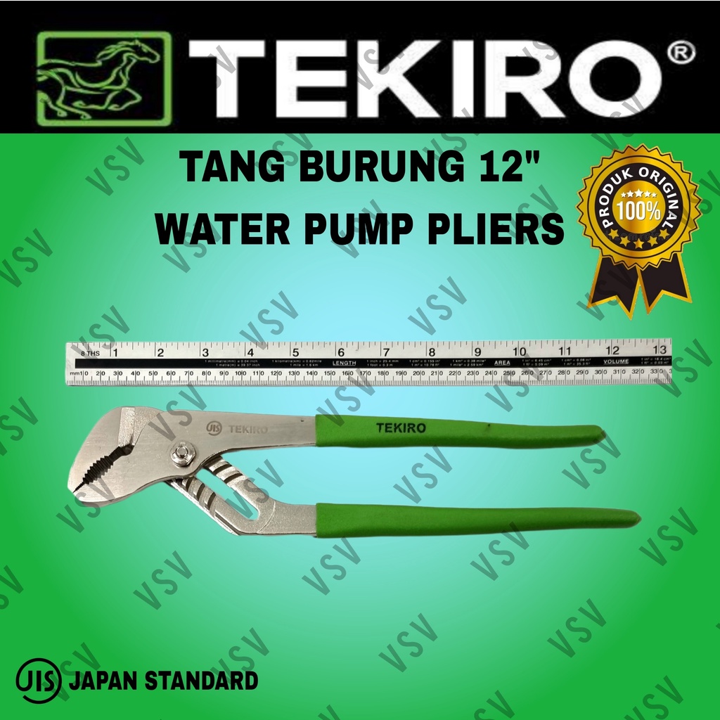 TEKIRO Tang Burung 12&quot; Quick Joint Water Pump Pliers Tang Jepit Pipa