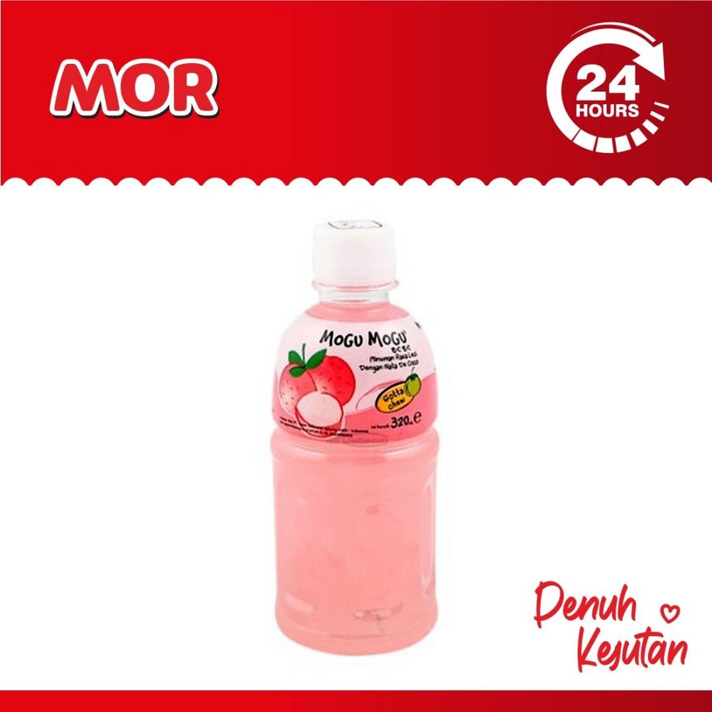 

MOGU MOGU Leci Nata De Coco Lychee Cotta Chew Btl 320 ml