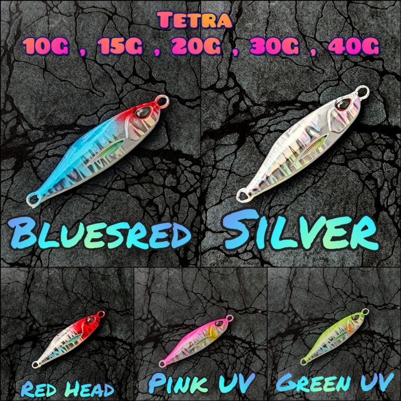 Metal Jig Duo Tetra Copy 7G 10G 15G 20G 30G 40G glow in the dark