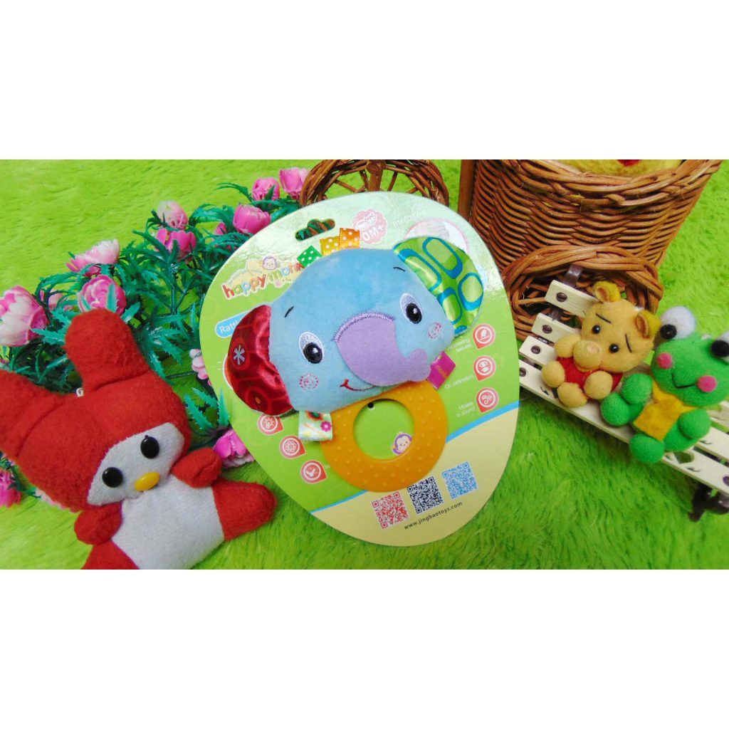 RATTLE Kado bayi mainan edukasi baby gift rattle krincingan plus gigitan
