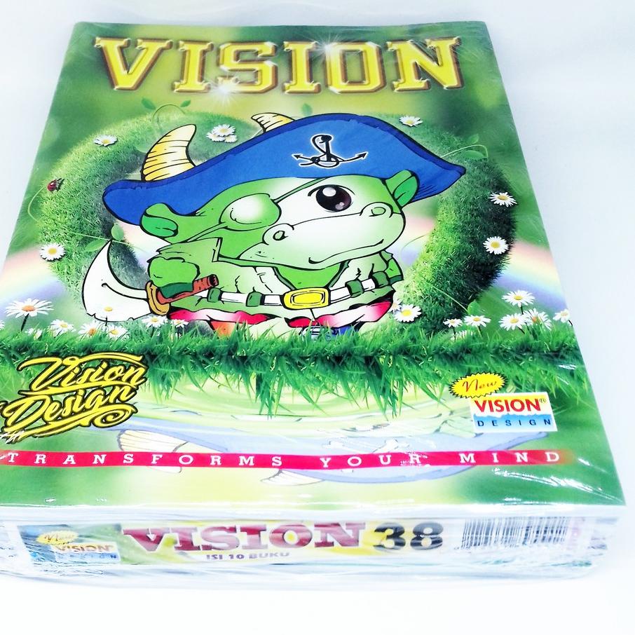 

Special - PAK BUKU TULIS VISION 38 LEMBAR 10 PCS