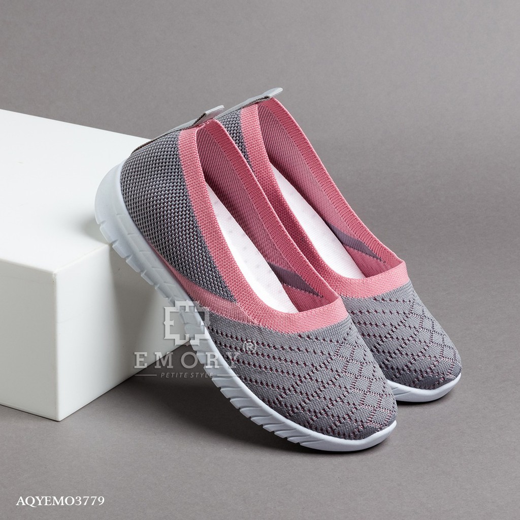 SEPATU WANITA EMORYSTYLE  Flexknit Sneakers  AQYEMO 3779 MARBELAYUK-2