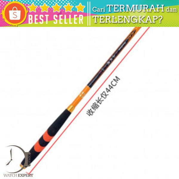 Joran Pancing Carbon Fiber Fishing Rod 2.7 Meter - Zhanjiang ZHN01 Hitam