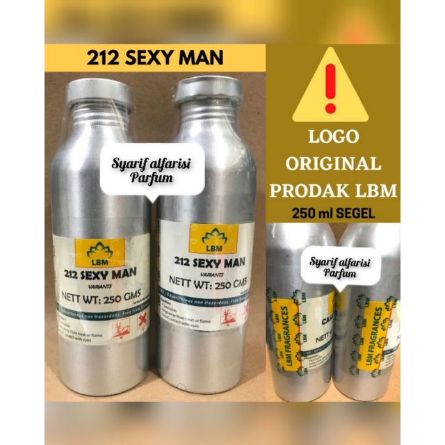 PARFUM 212 SEXY MAN 250ML SEGEL By LBM/BIBIT PARFUM LBM
