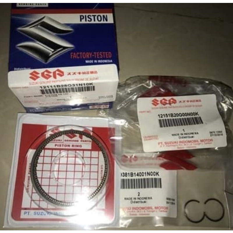 PISTON KIT PISTON SET SUZUKI SHOGUN 110 ORIGINAL SGP