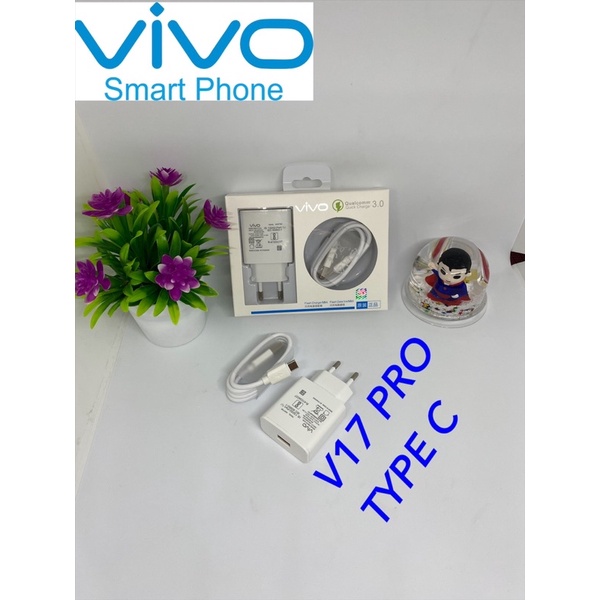 PROMO SULTAN CHARGER VIVO V17 PRO TYPE C ORIGNAL FAST CHARGING COMPATIBLE ALL SMARTPHONE