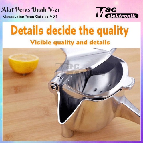 Alat Peras Jeruk Stainless Steel / Lemon Juicer Orange Extractor Squeezer Perasan Press Nipis Buah