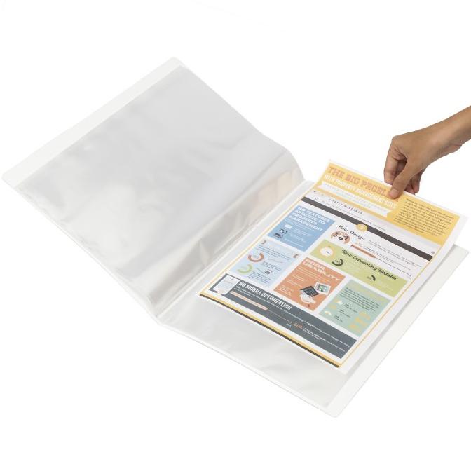 

((BISA COD)) Bantex Display Book 40 Pockets Folio White #3185 07 PROMOKode 4074