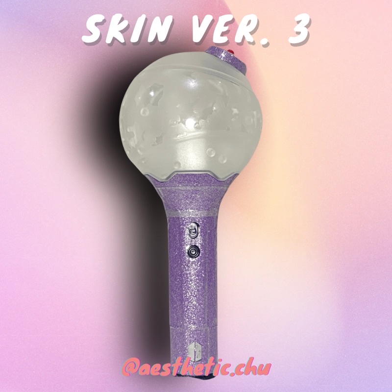 STICKER SKIN ARMY BOMB VERSI 3 STICKER LIGHTSTICK BTS (SKIN SAJA)