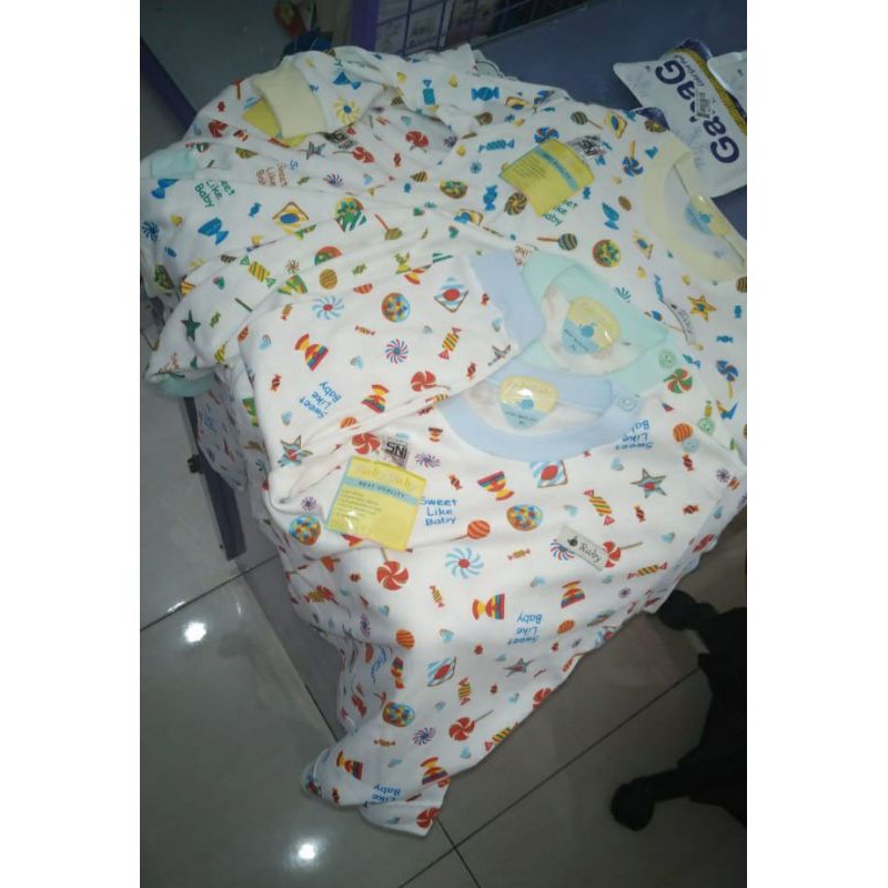 Oblong Ruby Baby Pendek Panjang M L XL Motif Baju Gulon Murah Halus Lembut SNI