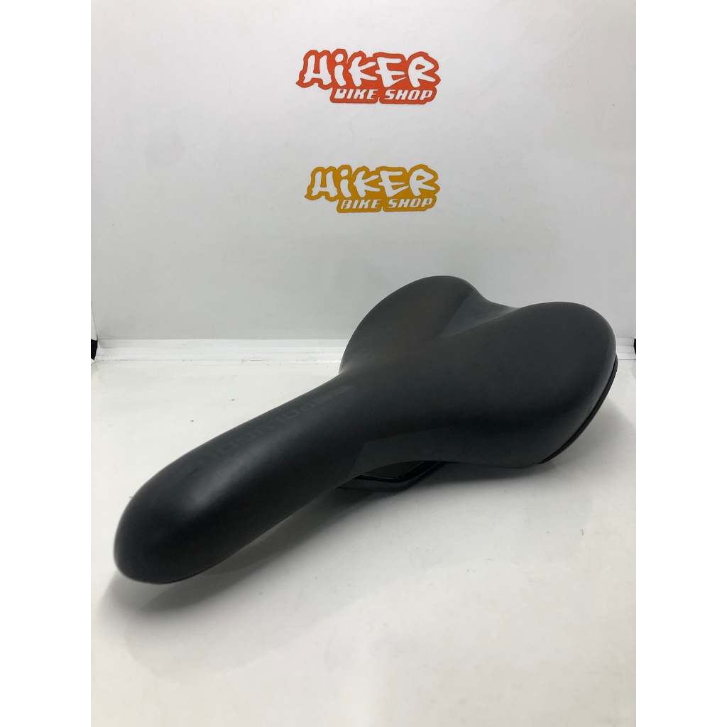 Sadel Saddle MTB Seli Sepeda Lipat Road Polygon by DDK Lebar 15cm Steel Rail Bekas Kondisi seperti f