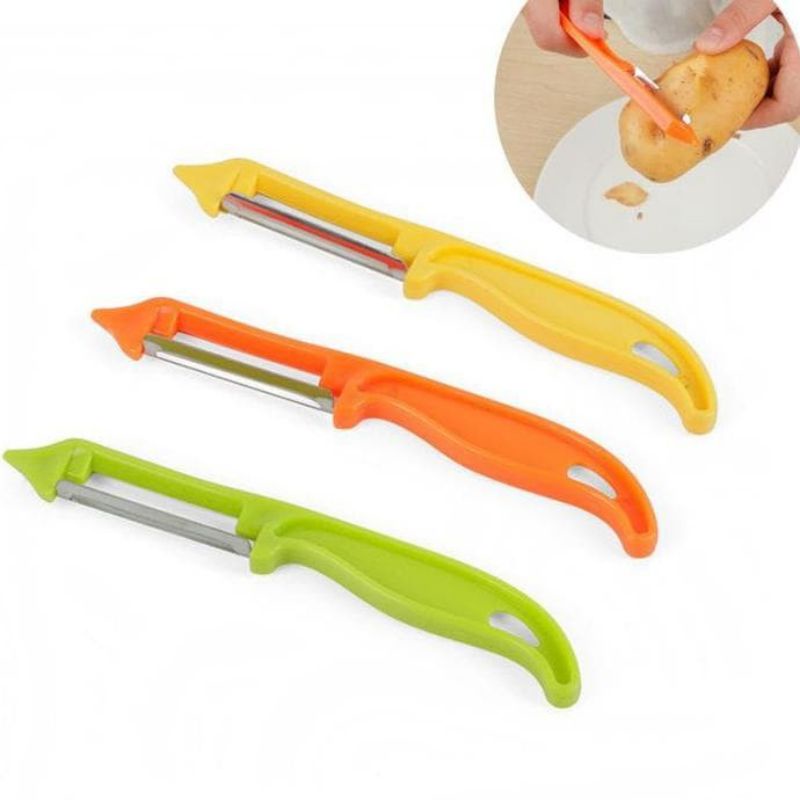 SOUVENIR 1pcs - Pisau Serut / Fruit slicer / Peeler Buah dan Sayuran Murah Aman Berkualitas