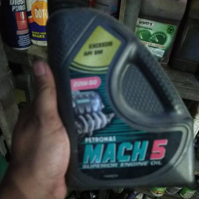 Oli mesin mobil PETRONAS MACH5 20w-50