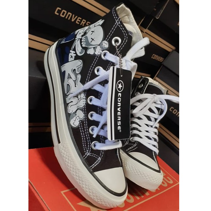 Terlaris Sepatu All-star Chuck Taylor 2/All Star Ct 2 Premium/Allstar Jackpurcel - K-AWS HITAM TINGGI