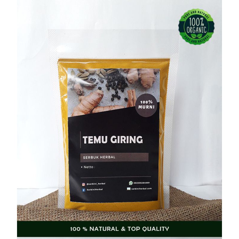 

Bubuk Temu Giring 1000 gram 100% tanpa bahan campuran dan dijamin murni / Serbuk Temu Giring 1 kg