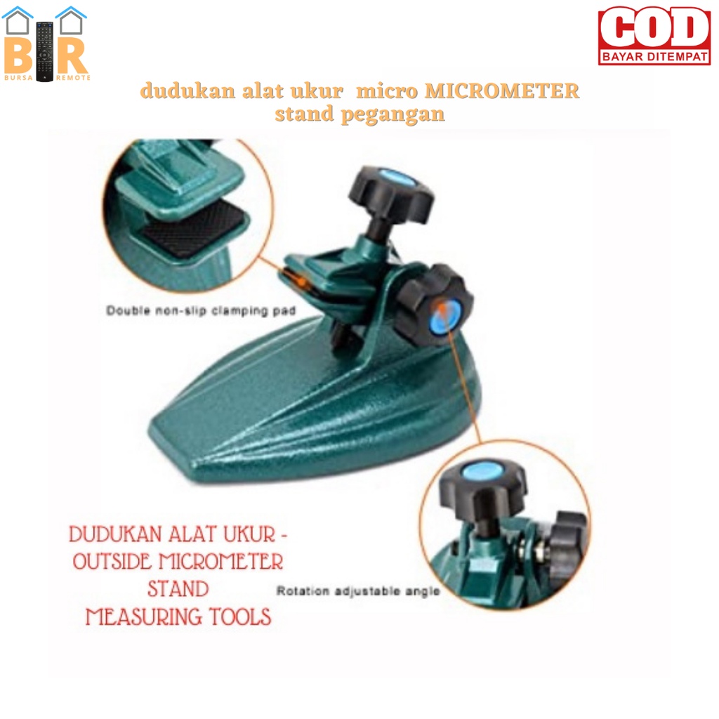 Dudukan Alat Ukur Micro MICROMETER Stand Pegangan