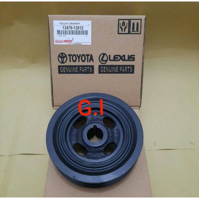 Pully Kruk As Pully Ker As Damper Pulley Crankshaft Toyota Kijang Super 5k Double 5k 2 Jalur