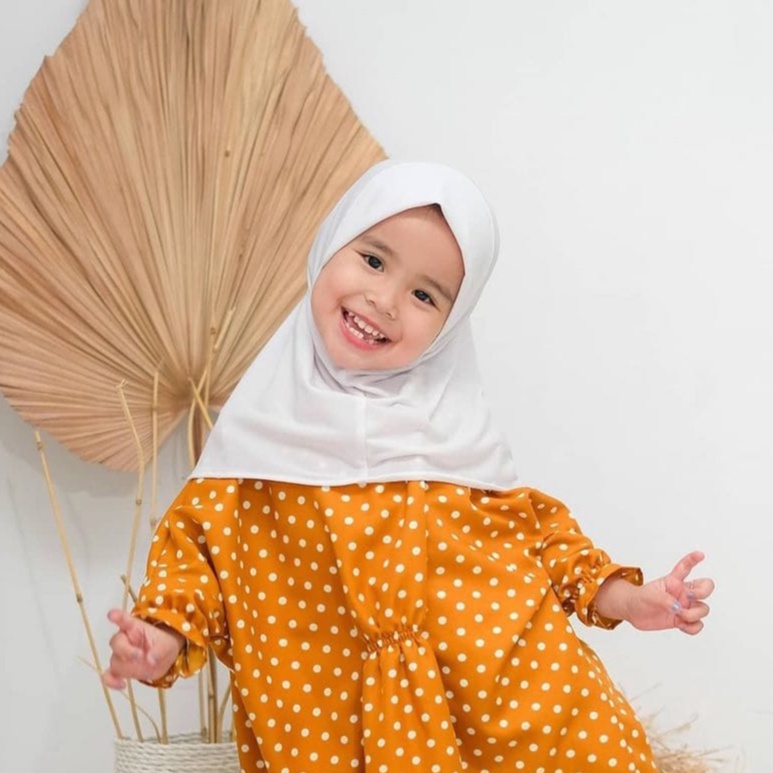 20+ WARNA (CLARISSA) Clarissa Hijab Baby 0-3th / Jilbab Anak Basic Jersey