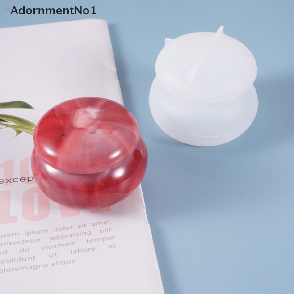 (AdornmentNo1) 2pcs / Set Cetakan Resin Bahan Silikon Untuk Membuat Perhiasan / Kerajinan Tangan