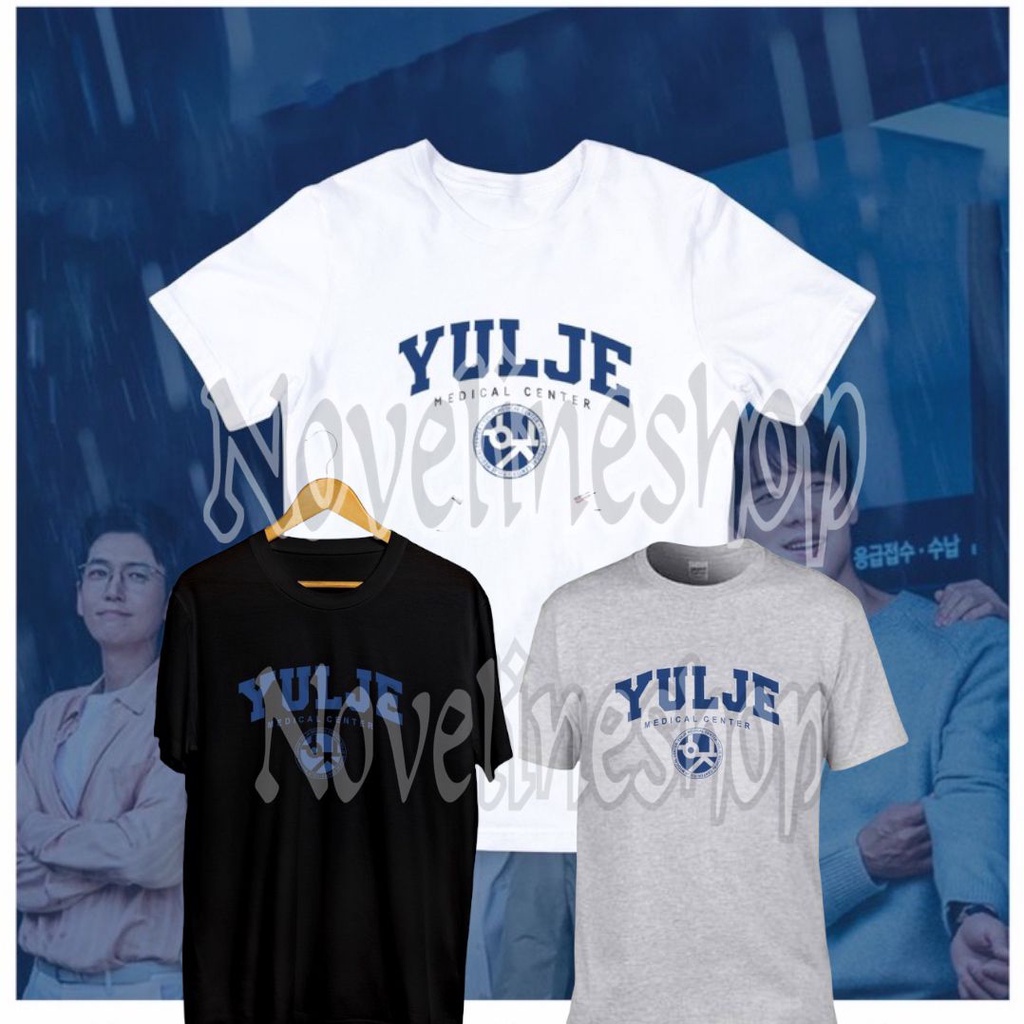 TSHIRT TEE ATASAN WANITA/PRIA KAOS YULJE HOSPITAL PLAYLIST BAJU DRAKOR KDRAMA KPOP KATUN