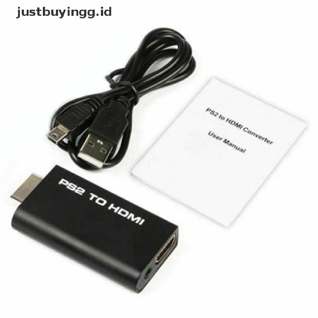 Adaptor Konverter Video Ps2 Ke Hdmi Dengan Output Audio 3.5mm Untuk Hdtv Monitor Us Id