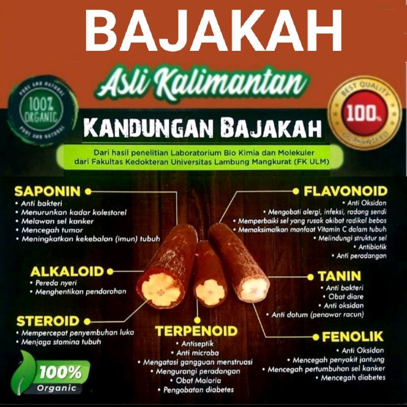 Akar Bajakah Kalalawit Merah Asli Kalimantan (1kg)