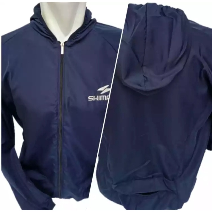 jaket parasut olahraga shimano jaket bersepeda joging lari gym mancing