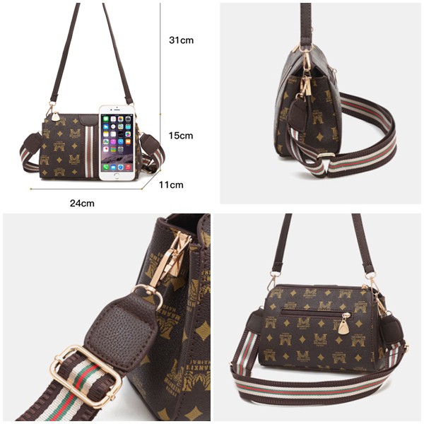 BJ7381 - MOTIF M/BROWN AXE/CROWN/FLOWER/GD/VIFN/FIOM - TAS SLEMPANG JINJING TOTEBAG HANDBAG TAS WANITA FASHION IMPORT MODIS ELEGAN TERMURAH TERLARIS TERBARU BAGSTORE JAKARTA TAS BATAM ZCJ4826 ELJ5036 JT7003 LT1788 BQ2847 CR7164 GT1890