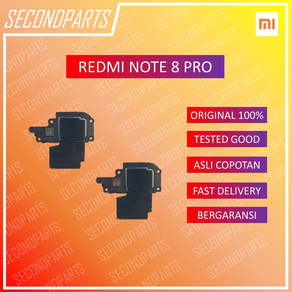 SPEAKER MUSIC BUZZER SUARA XIAOMI REDMI NOTE 8 PRO ORIGINAL COPOTAN