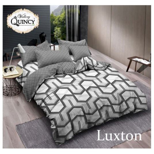 Sprei Vallery Quincy Motif Luxton - Sprei King T.30 Vallery Jacguard motif Luxton