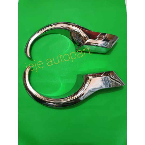 list foglamp ring garnish foglam grand avanza veloz chrome ORIGINAL satu set