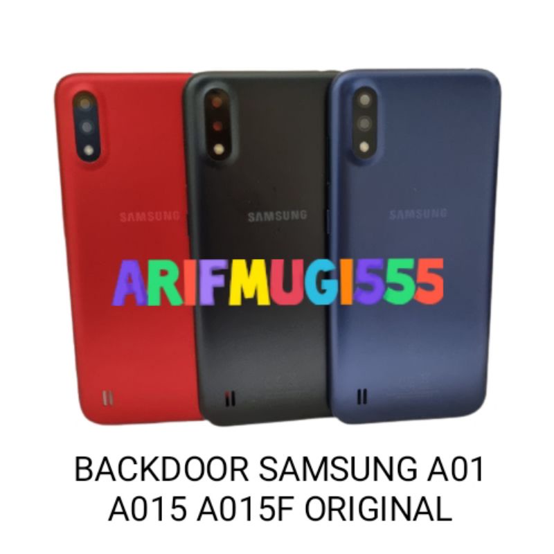 Backdoor Backcover Kesing Tutup Belakang Samsung galaxy A01 A015f Original