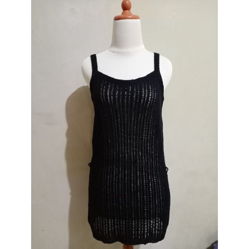 preloved Atasan rajut hitam | rajut hitam| baju rajut | preloved rajut| pl rajut