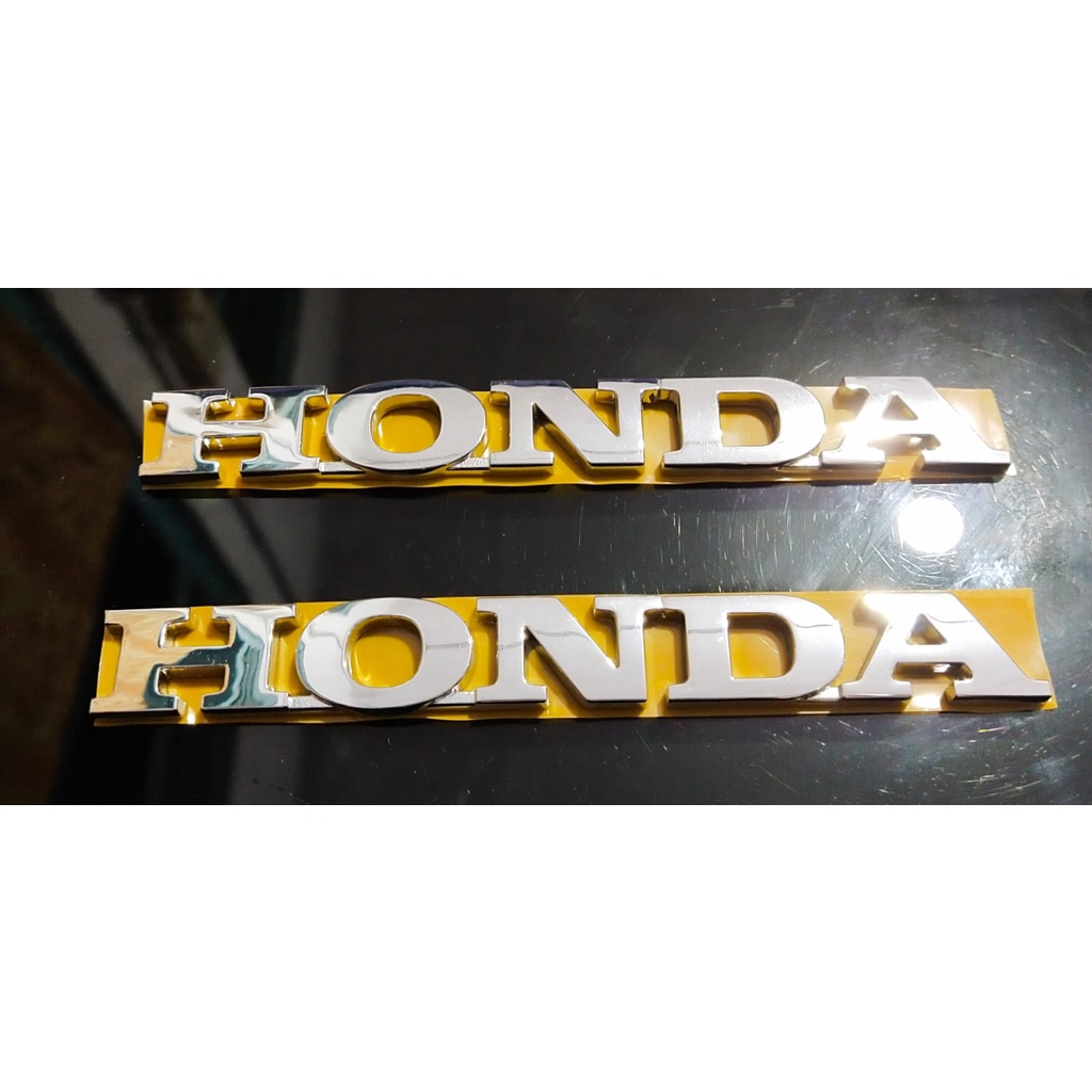 Emblem Logo Tulisan Honda H1 Original