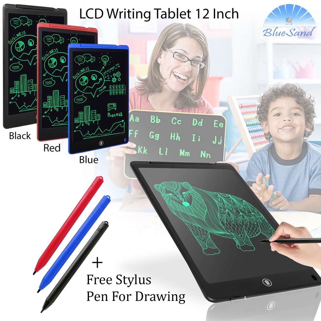 Papan Tulis Gambar Anak Drawing Writing Tablet 12 inch