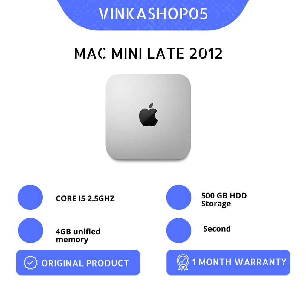 PROMO MAC MINI 2011 - 2012 - 2014 Core i5 SECOND