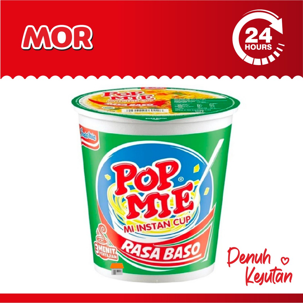 

POP MIE Instan Cup Rasa Baso 75 gr