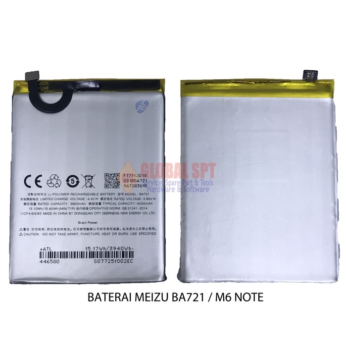 BATERAI MEIZU BA7212 / BATERE M6 NOTE / BATRE M6NOTE